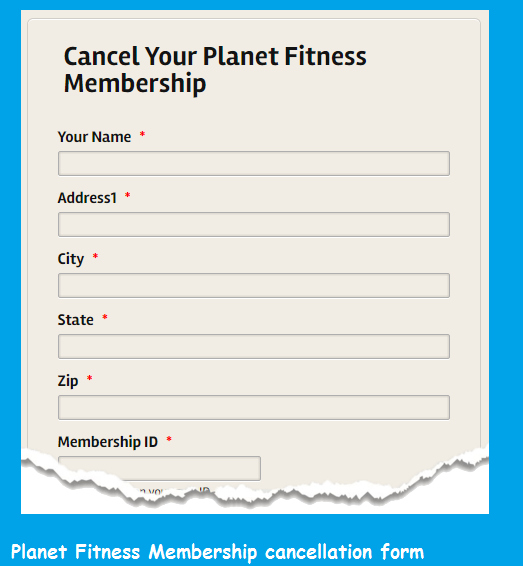 Cancel Planet Fitness Membership
