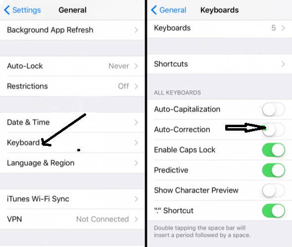 How to Turn Off Auto correct on iPhone