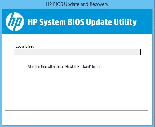 Update HP Pavilion bios utility image