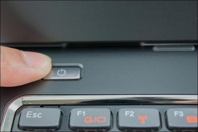 HP Laptop power button