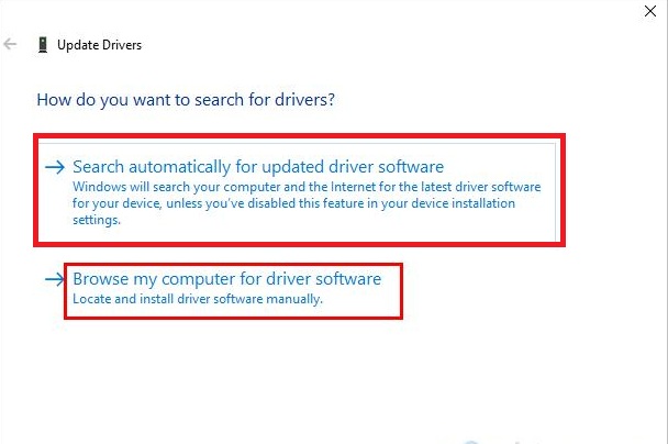 update drive software