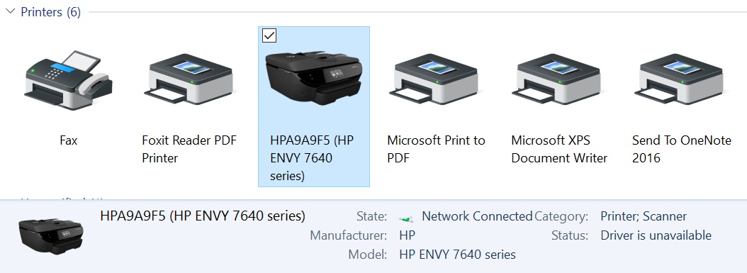 How to fix printer validation failed prompt