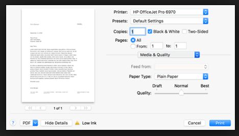 choose the print pages option