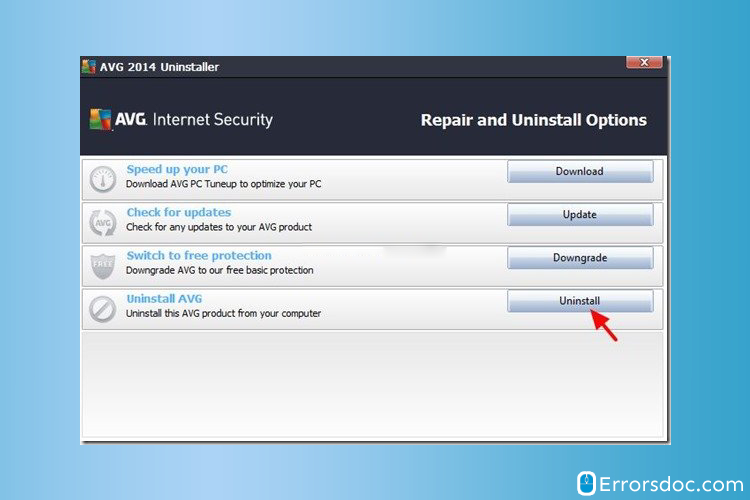 AVG-uninstaller-How to delete Avg antivirus From Computer