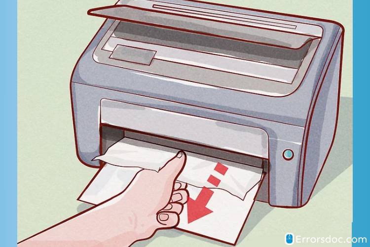 Pull jammed Paper - hp printer troubleshooting guide