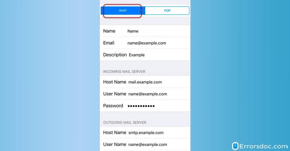 Imap - suddenlink net email settings