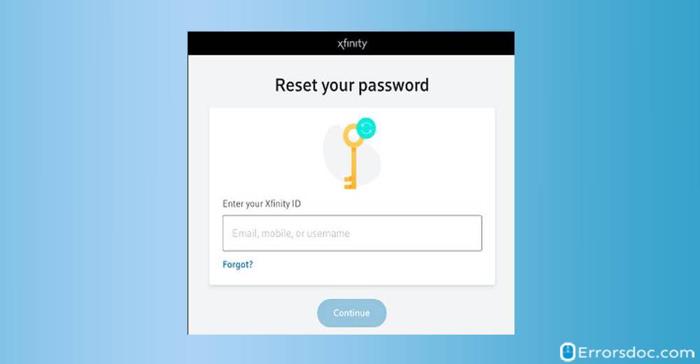 Reset Your Comcast Email Password