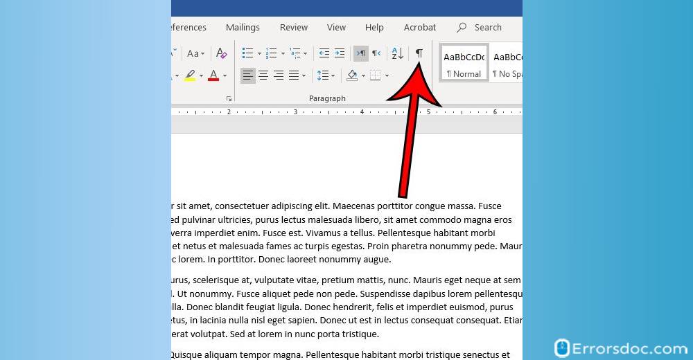 HIde and show - how to remove section break in word document