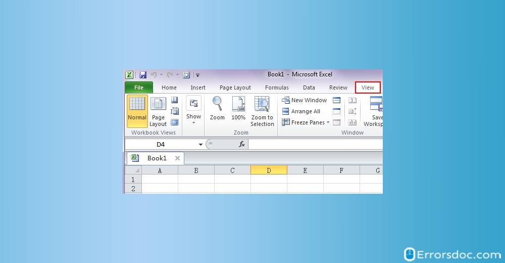 View Tab - How to Freeze Multiple Rows in Excel