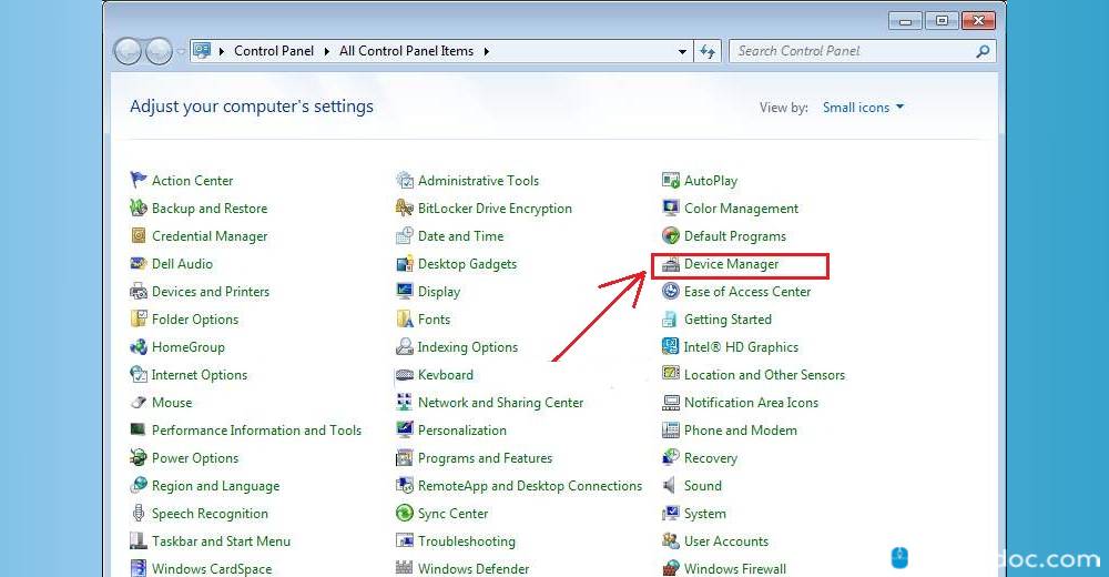 Device Manager - Update Drivers Windows 7