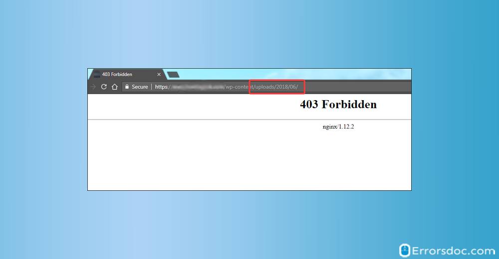 url -403 forbidden error
