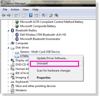 uninstall - stop code driver power state failure