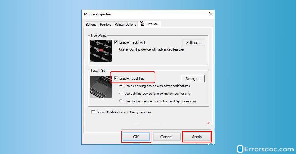 Enable Touchpad - asus touchpad not working