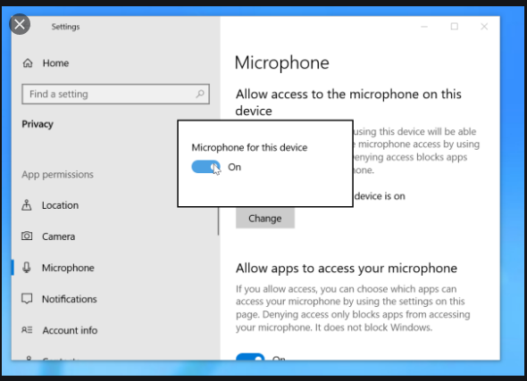 my microphone is not working windows 10