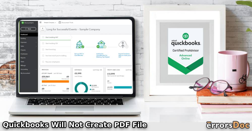 QuickBooks Could Not Create The Necessary PDF Files? How to Fix