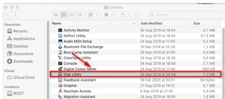 Disk Utility - error code 36 mac