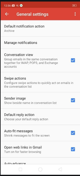 gmail notifications not working android