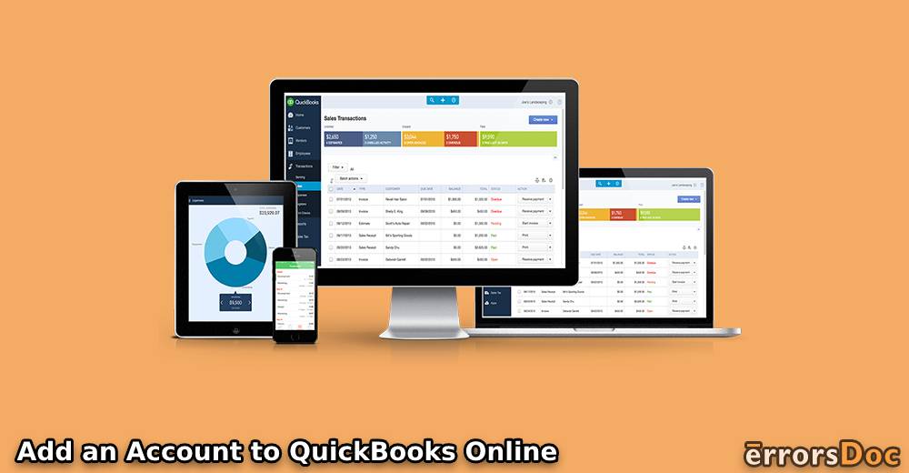 How to Add an Account to QuickBooks Online?