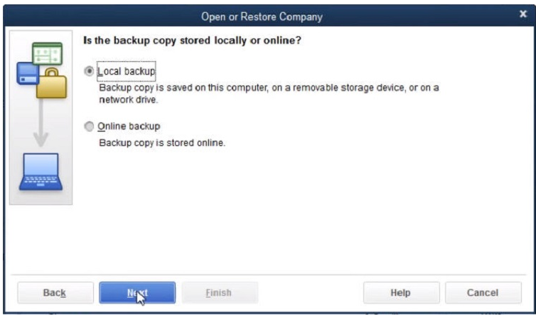 Local Backup - quickbooks file doctor has stopped working
