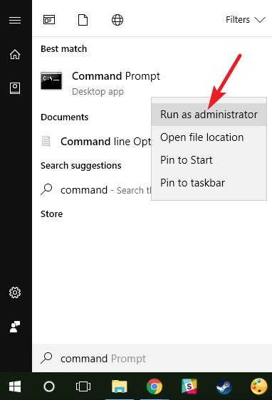Run as administrator - windows 8.1 product key