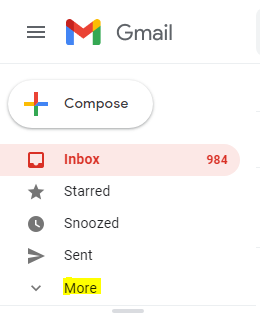 More - recover deleted emails gmail