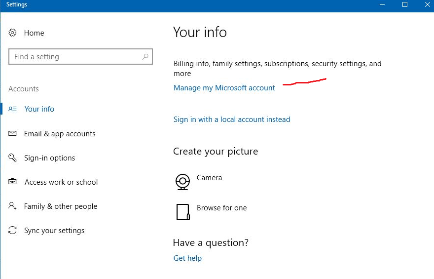 Manage my Microsoft Account - change administrator