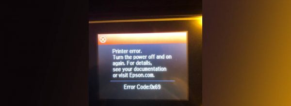 Fix Epson Error Code 0x69 on WF 3620,3640 & 7610 Printer