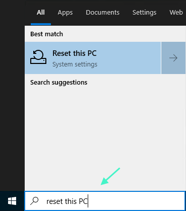 Reset this PC - laptop function keys not working