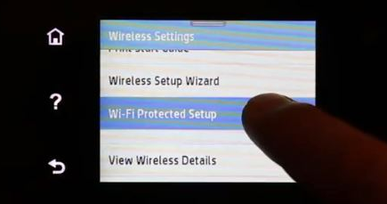 Wi-Fi Protected Setup - to find wps pin on hp printer