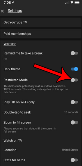 Turn off Restricted Mode on Youtube Network Administrator