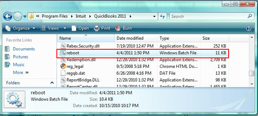 When Do You Need to Use Reboot.bat in QuickBooks?