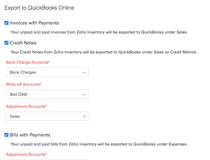 export the data of your QuickBooks