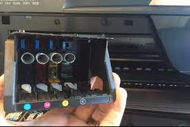 My HP printer showing Printhead error message
