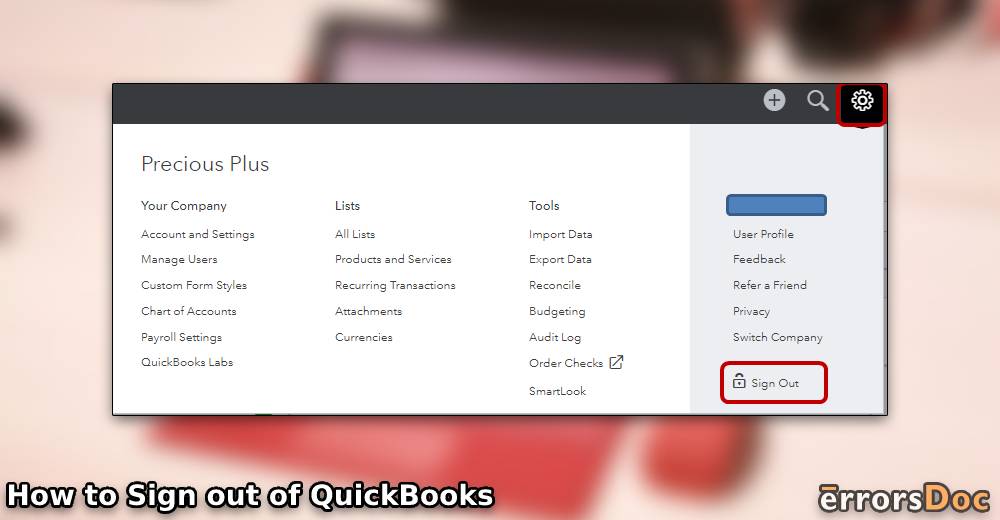How to Sign out of QuickBooks and Log off Users?